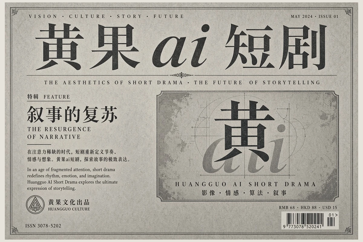 黄果ai短剧品牌石纹